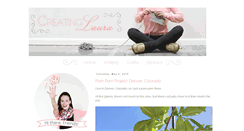 Desktop Screenshot of creatinglaura.com